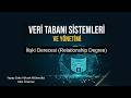 VERİTABANI SİSTEMLERİ VE YÖNETİMİ | 4 - İlişki Derecesi ( Relationship Degree )