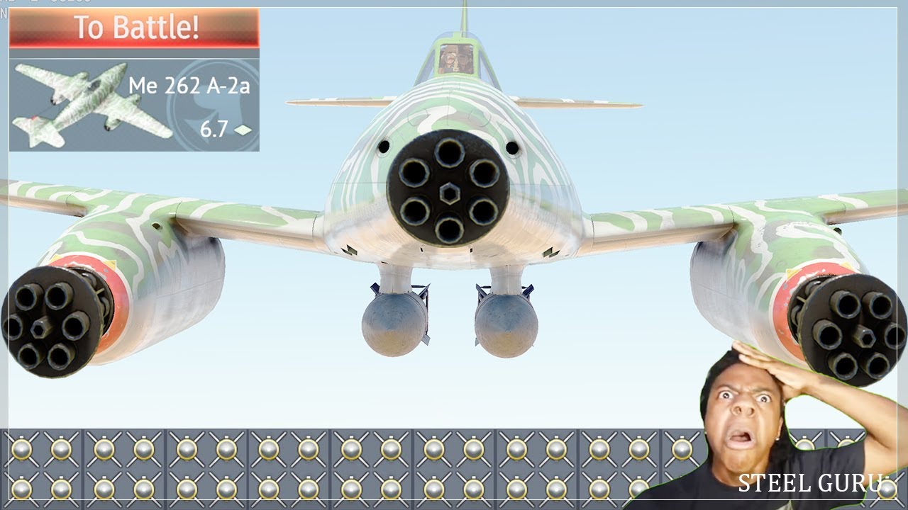 [STOCK] RAREST Me 262 💥💥💥 2x 30MM Cannons 🔥🔥🔥 Opponents have no chance!