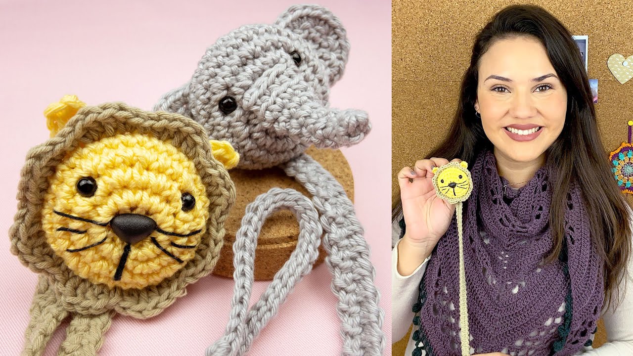 AMIGURUMI DO ZERO - COMO FAZER PRENDEDOR DE CHUPETA FÁCIL PARA BEBÊ | ATELIÊ JÉSSICA BRANDÃO | 