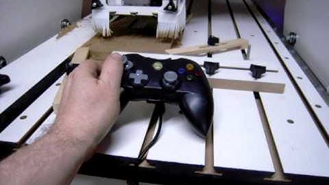 Xbox 360 controller on cnc machine