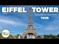 Eiffel Tower Tour - Level 1, 2 & 3 - With Captions!