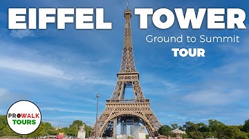 Eiffel Tower Tour - Level 1, 2 & 3 - With Captions!