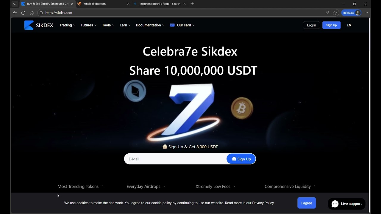SIKDEX.COM  (SCAM) crypto platform review