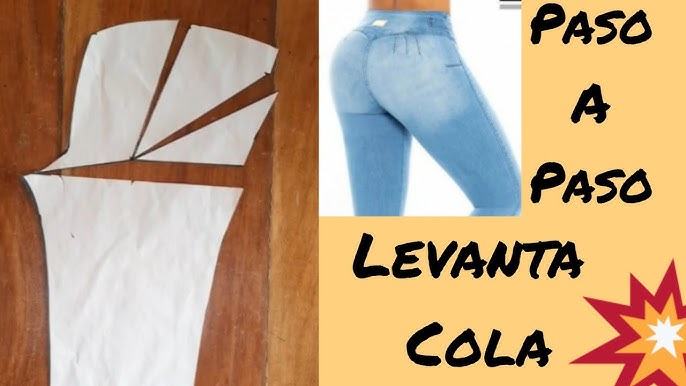 Cómo hacer el patrón de unos LEGGINGS LEVANTA COLA CON PRETINA ANATÓMICA -  Paso a Paso - DIY 