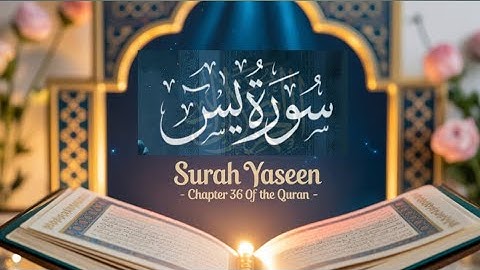 Sūrah Yā-Sīn (also Yaseen; Arabic: سورة يس) is the 36th chapter (surah) of the Quran
