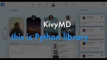 KivyMD - open source Python library