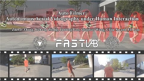 Auto-filmer: Autonomous Aerial Videography under Human Interaction