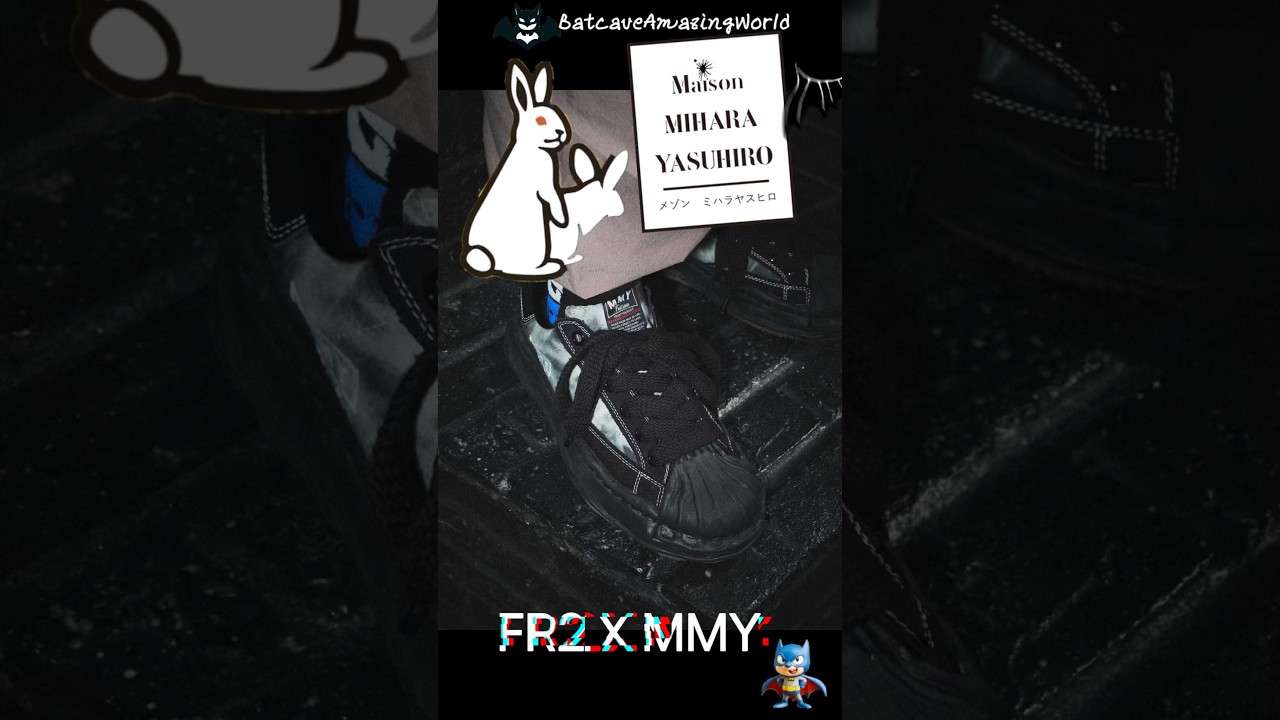 Maison Mihara Rabbits Smoking kills. MMY X FR2 色情兔溶解鞋 