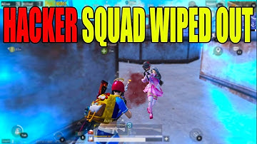 PUBG MOBILE - FULL HACKER SQUAD WIPED OUT | with SRB team