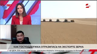 картинка: Как господдержка отразилась на экспорте зерна. Жомарт Мотышев
