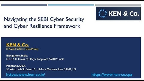 Navigating the SEBI Cyber Security and Cyber Resilience Framework