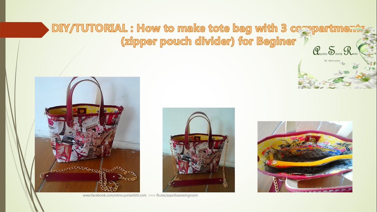 DIY Tutorial How To Make Tote Bag With 3 Compartment zipped Divider diy-tutorial-how-to-make-tote-bag-with-3-compartment-zipped-divider