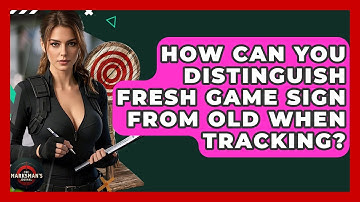 How Can You Distinguish Fresh Game Sign From Old When Tracking? - The Marksman