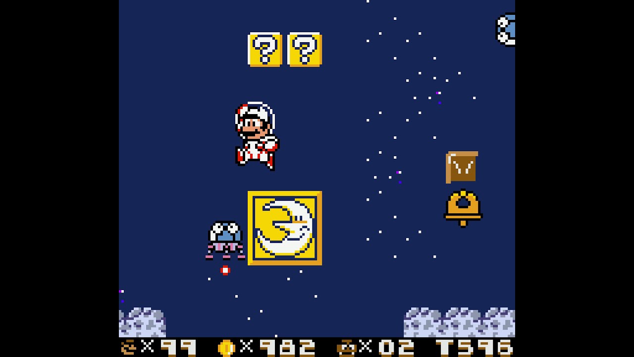 Super Mario Land 2: 6 Golden Coins DX - Space Zone - Stage 1 (Secret Exit)