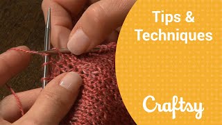 How to Un-Knit a Mistake