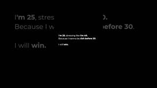 Chasing Success Before 30 Stay Focused Stay Hungry
