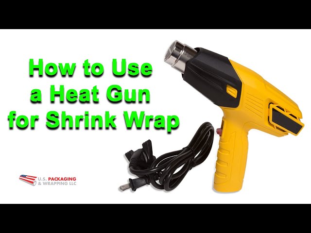 How to use a heat gun for shrink wrap 
