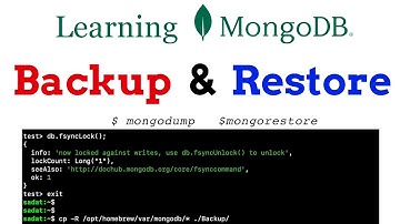 MongoDB - How To Backup and Restore Databases [MongoDB# 6]