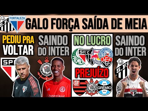 CRESPO SE OFERECE AO SP! ROBERT RENAN NO TIMÃO? CIFRAS DOS CLUBES NA LIBRA! PATRICK, PATO, ENDRICK+