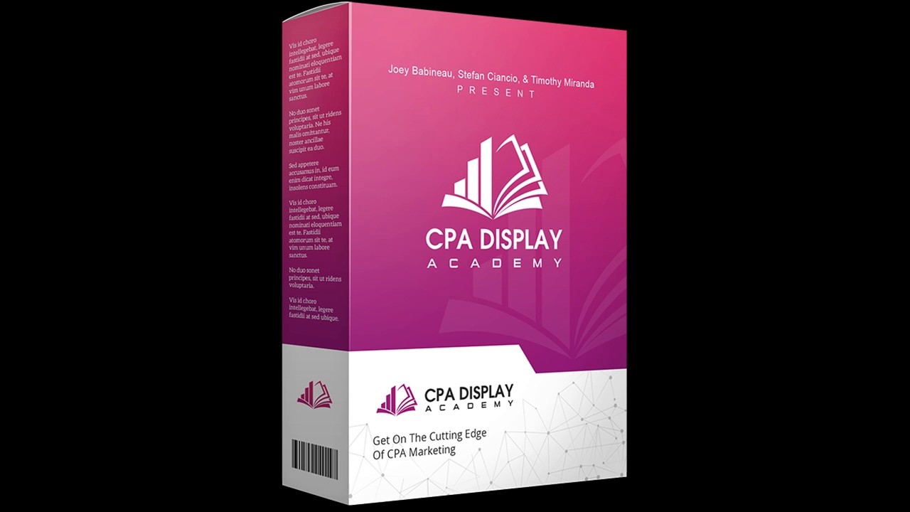 Cpa Display Label CPA Display Academy Reviews and Bonus by Joey Babbs - YouTube