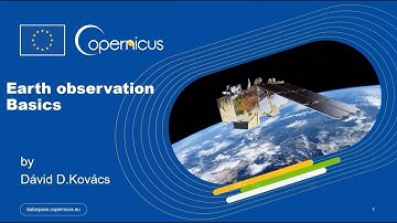 An introduction to Earth Observation, cloud processing of satellite imagery and CDSE