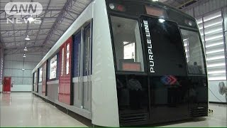 日本の車両と鉄道システム採用　建設現場公開　タイ(14/11/25)