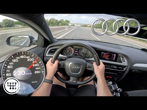 Audi A4 B8 2.0TDI (170Hp) Top Speed Drive | NO SPEED LIMIT