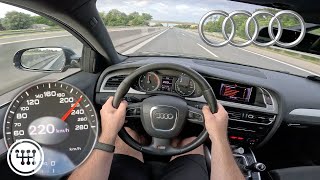 Audi A4 B8 2.0TDI (170Hp) Top Speed Drive | NO SPEED LIMIT