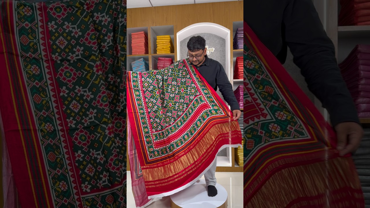 Premium Pure Gaji Silk Patola Dupatta
