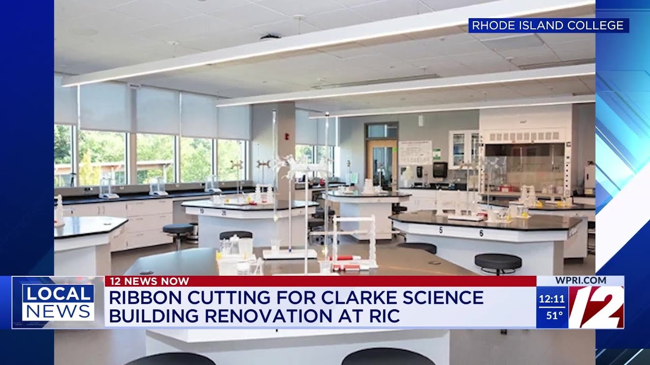 Rhode Island College holds ceremony for Clarke Science Building renovation