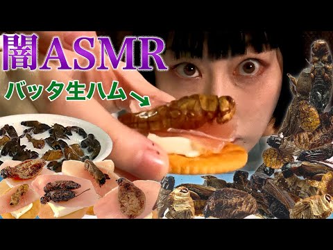 【闇ASMR】虫をアレンジレシピで食べてみた！