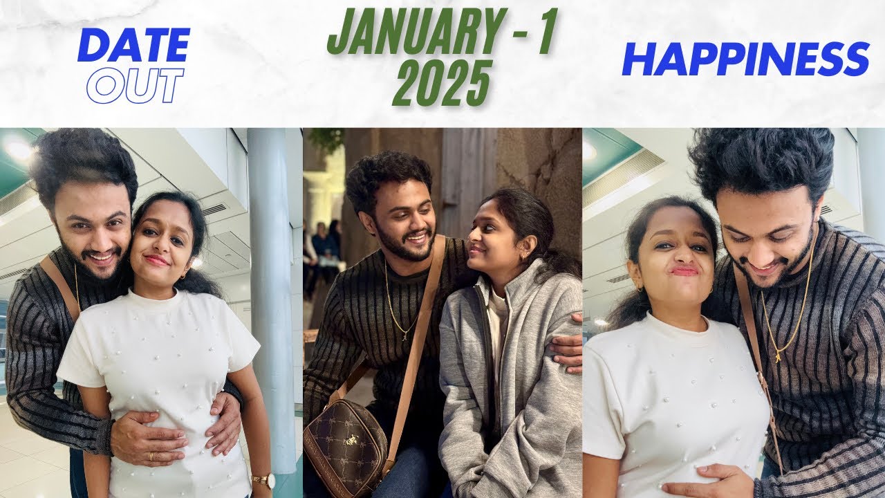 Jan-1st | 2025😍❤️ | A Date out with my Appu and jojojo🧿| We are three now🤰 #pregnancy #couple