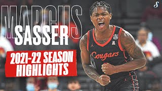 Marcus Sasser Has One Of Tightest Handles In CBB | 2021-22 Houston Highlights | 17.7 PPG 43.7 3P%