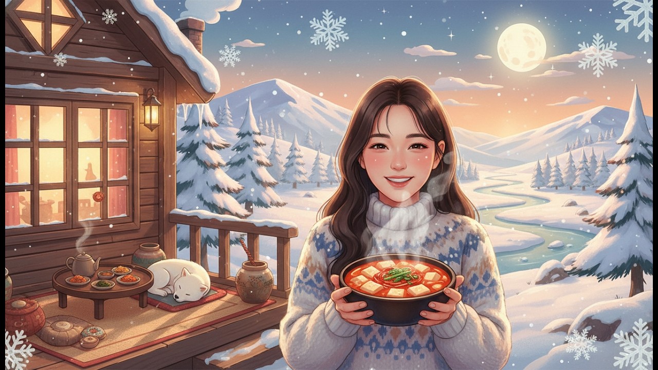 Ghibli Inspired Winter Slow Living  Korean Comfort Food