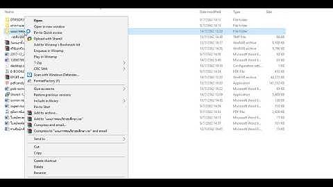 วิธีการบีบอัดไฟล์ หรือ ZIP ไฟล์ ให้มีขนาดเล็กลง หรือรวมงานเป็นก้อนเดียวกัน