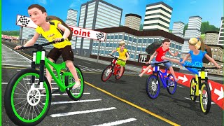 ►Kids School Time Bicycle Race | Fun Android Gameplay HD screenshot 2
