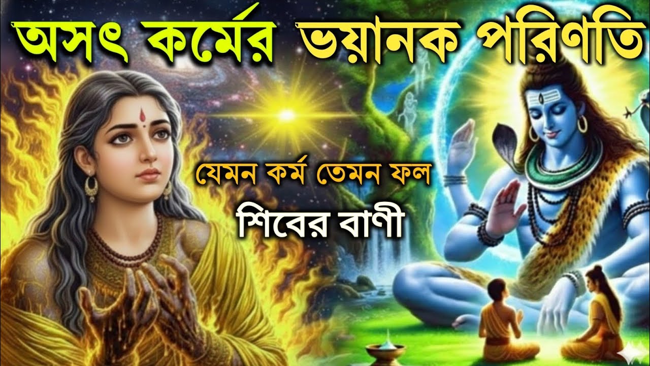 ভগবান শিব বলেন: ভালো কর্ম দিয়েই বদলাও নিজের ভাগ্য | Shiv Vani That Changes Your Destiny 