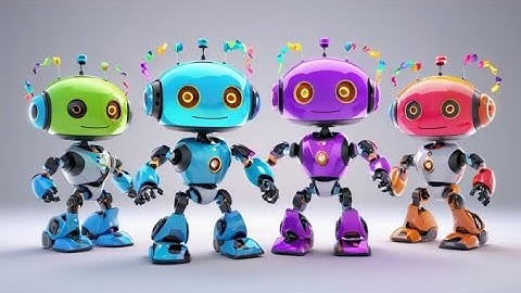 Six Toy Robots Count to Ten | Counting Song for Kids | Rhyme Zoo