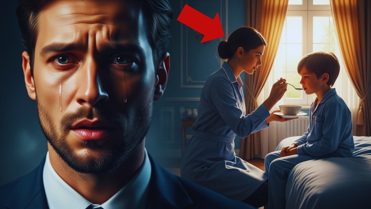 O FILHO DO EMPRESÁRIO VIÚVO NÃO COMIA HÁ DUAS SEMANAS…