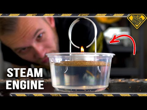 Simple Steam Engine! TKOR's Tea Light Steam Engine DIY Mini Steam