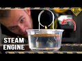 Simple Steam Engine! TKOR's Tea Light Steam Engine DIY Mini Steam Engine