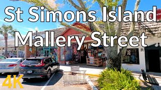 ST SIMONS ISLAND:  Mallery Street Pier Village