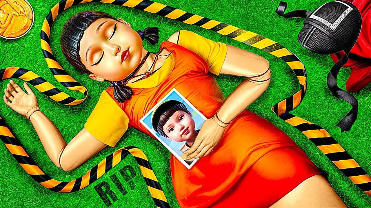 ¡El Juego del Calamar con Superhéroes! ¿Quién asesinó a la muñeca de El Juego del Calamar?