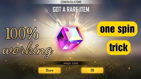 How To Get Magic Cube Only 1 Spin Tricks | 100% Working New Tricks Get Magic Cube In Free Fire