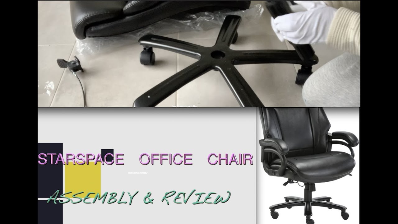 How to Assemble STARSPACE ERGONOMIC Office Chair + REVIEW YouTube