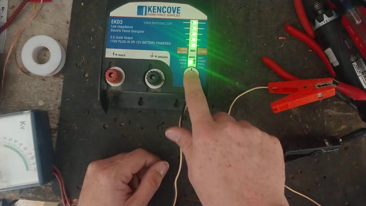 Kencove EKD3 Electric Fence Charger Repair YouTube