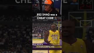 PS2 Shaq was UNSTOPPABLE 🤦🏾‍♂️😂 #shorts