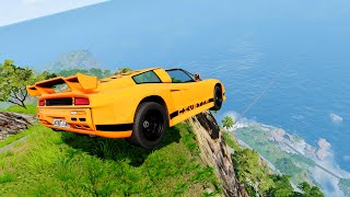 Epic High Speed Car Big Jumps #1 BeamNG DrivingBoomCrash