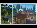 Minecraft transforming a spruce village