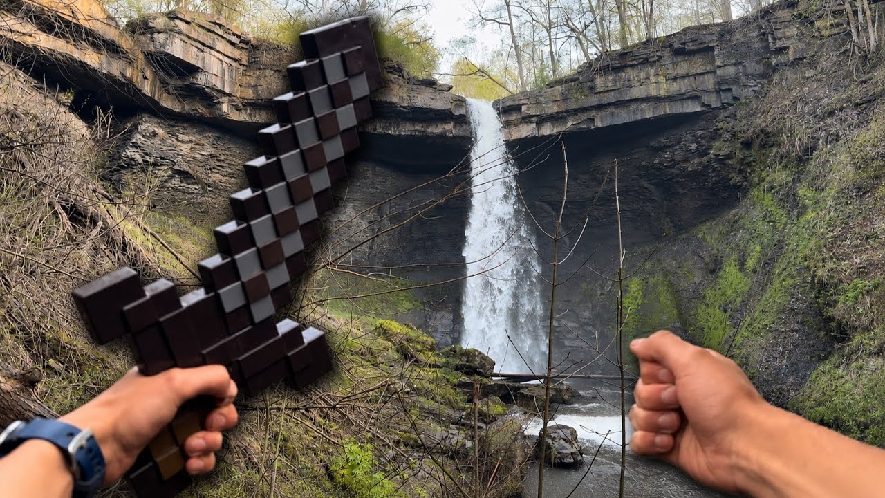 I Played Minecraft In REAL LIFE (This Is Insane) - YouTube